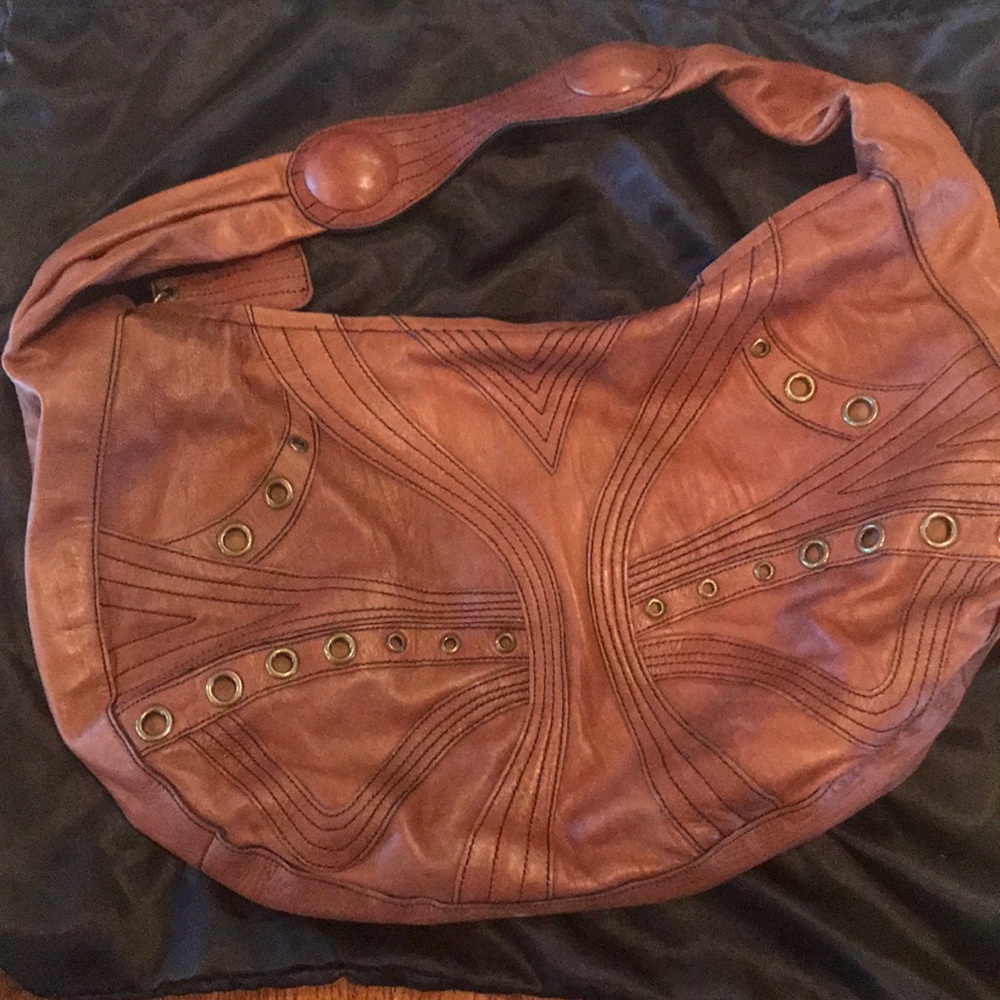 Betsey Johnson Brown Leather Purse